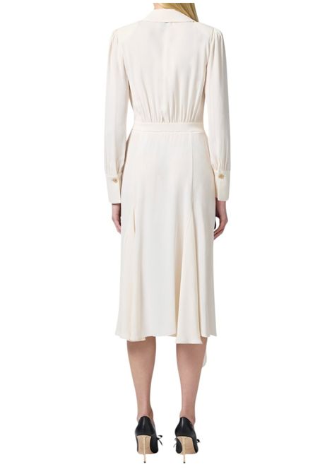 Abito Elisabetta Franchi donna AB86352E2 193 burro georgette  foulard ELISABETTA FRANCHI | Abiti | AB86352E2193